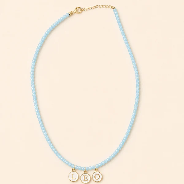 The Delicate Monogram, initials on a dainty strand