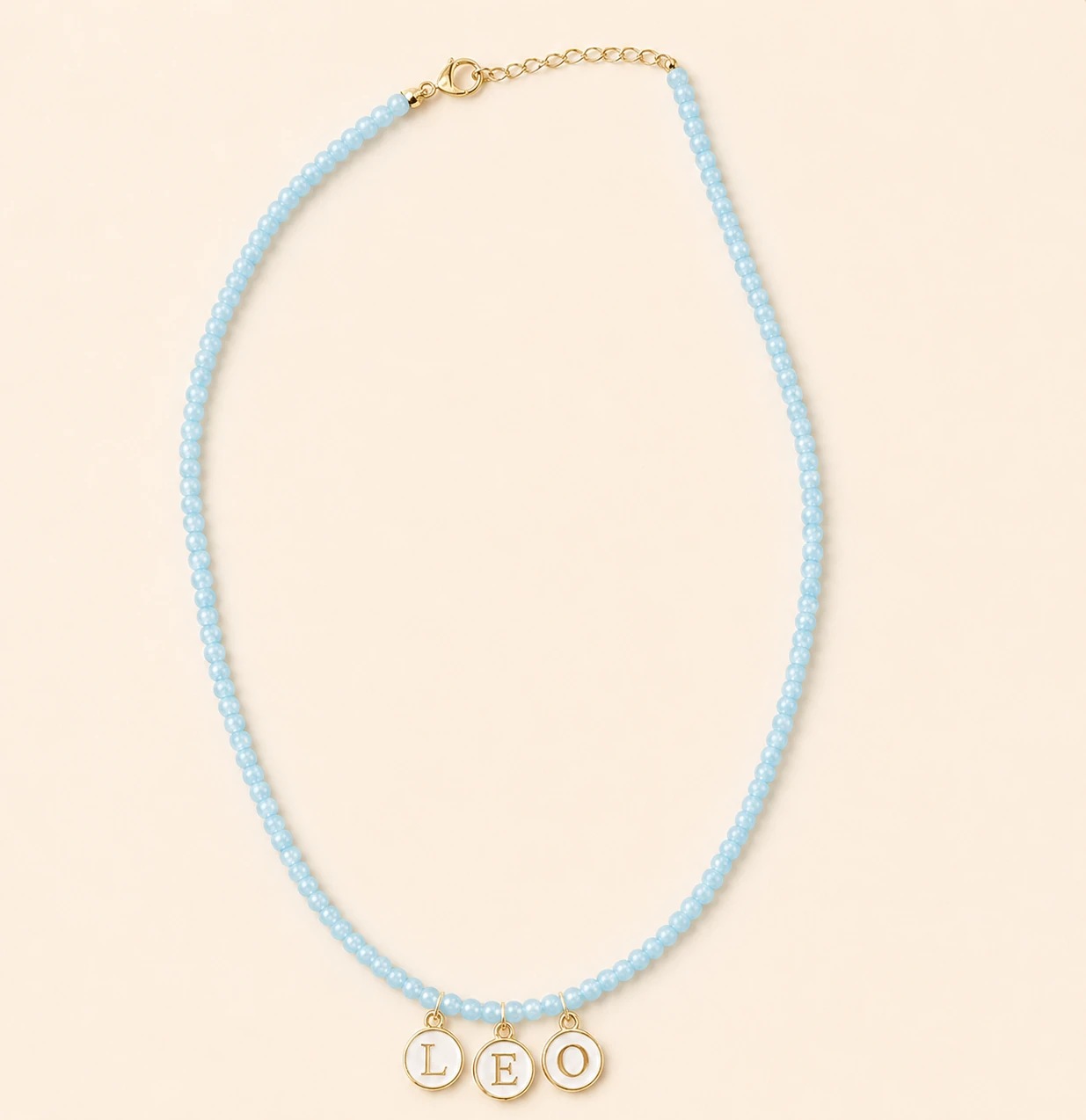 The Delicate Monogram, initials on a dainty strand
